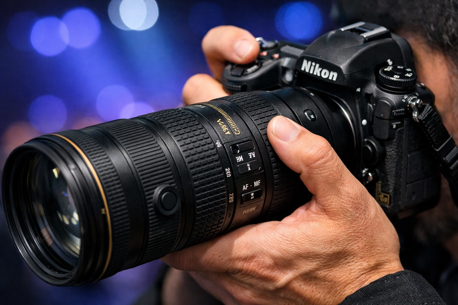 A professional corporate event photographer in Miami capturing high-profile business scenes with precision.