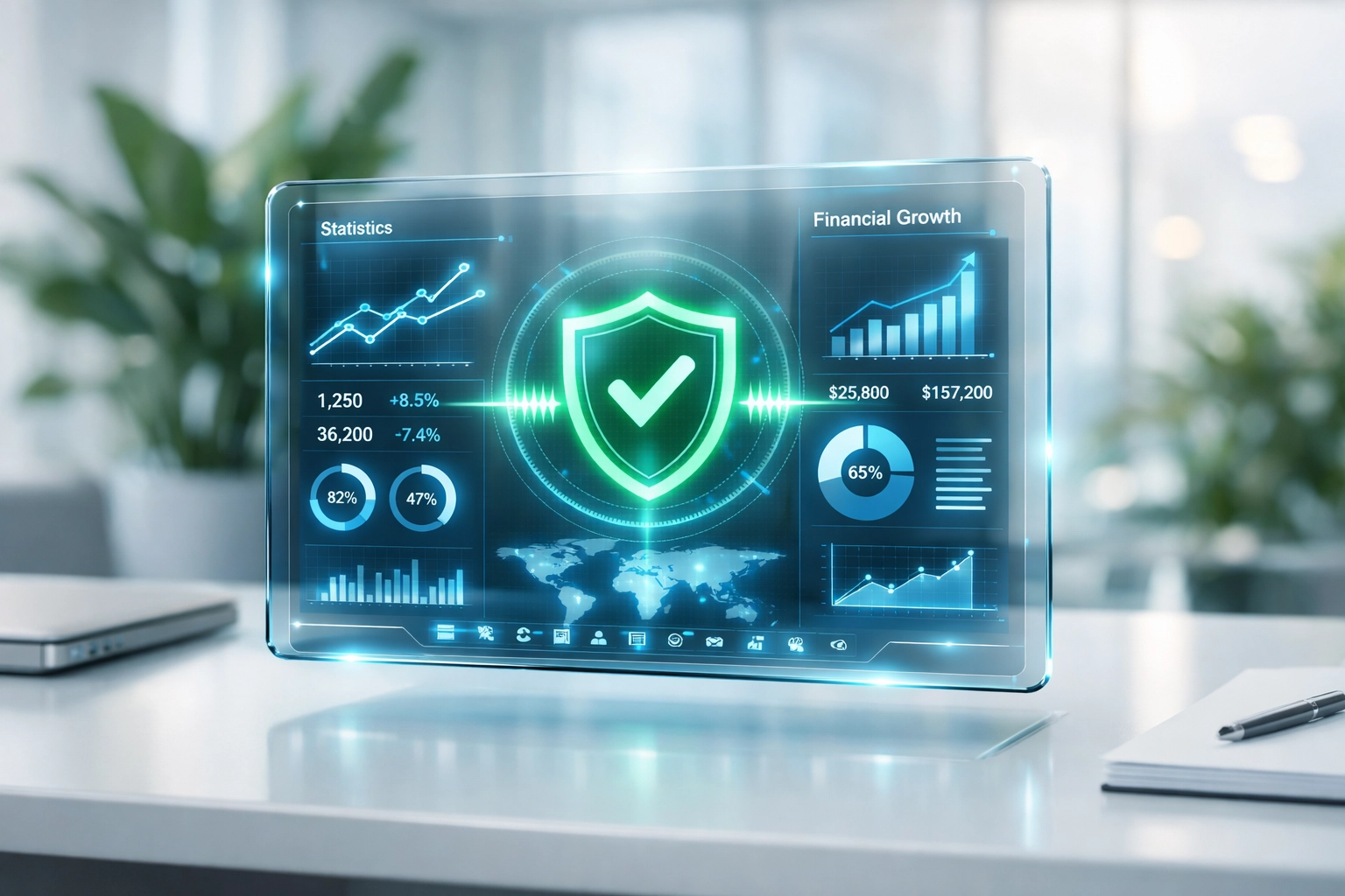 Larecoin.ai merchant dashboard showing real-time AI analytics and Web3 fraud risk scoring.