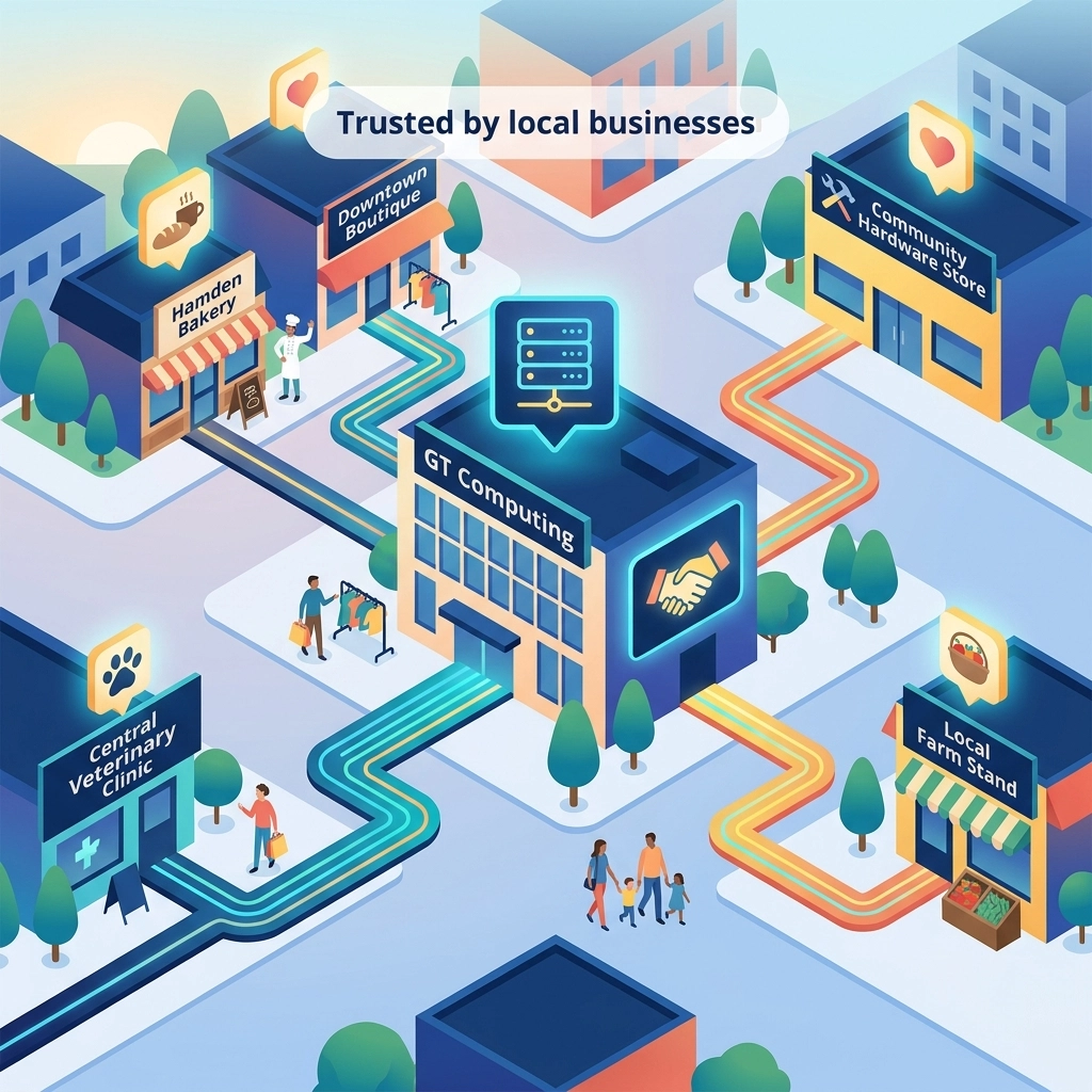 [HERO] Local, Affordable, and Loved: Why Hamden Businesses Trust GT Computing