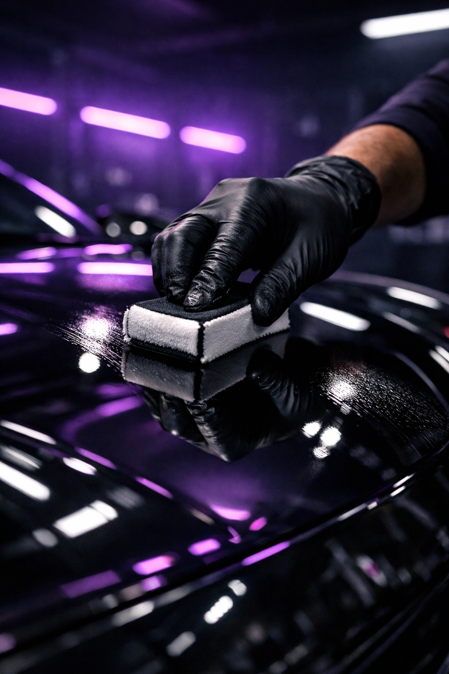 Professional ceramic coating application at Elite Window Tintz in Clayton NC