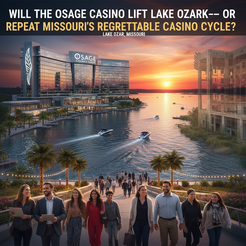 Will the Osage Casino Lift Lake Ozark: Or Repeat Missouri  Regrettable Casino Cycle?