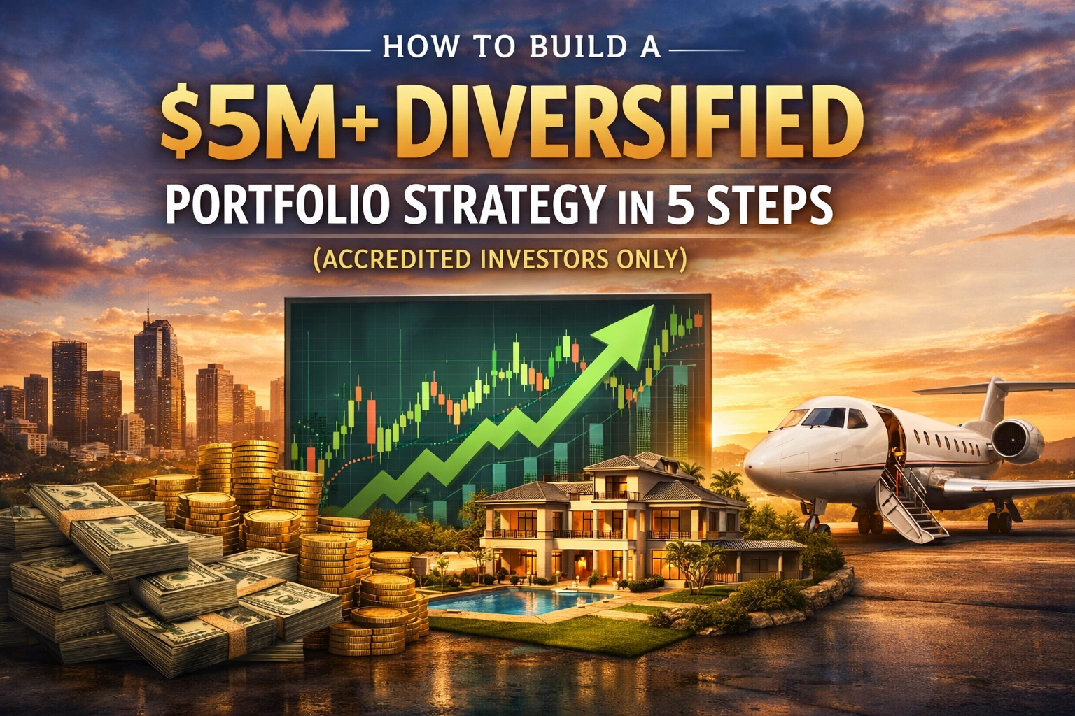[HERO] How to Build a $5M+ Diversified Portfolio Strategy in 5 Steps (Accredited Investors Only)