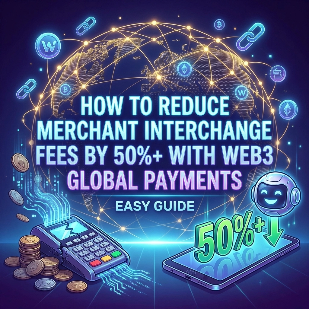 [HERO] How to Reduce Merchant Interchange Fees by 50%+ With Web3 Global Payments (Easy Guide)