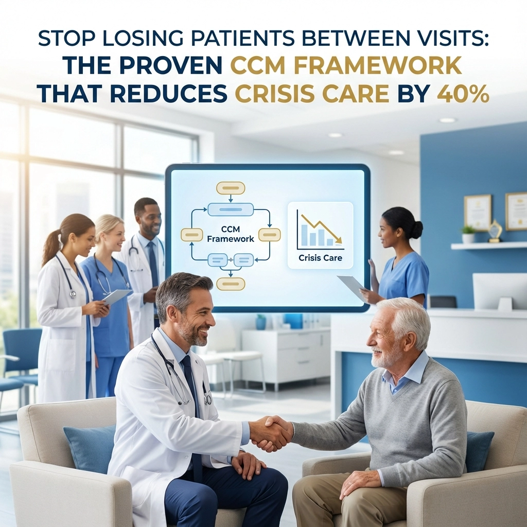 Stop Losing Patients Between Visits: The Proven CCM Framework That Reduces Crisis Care by 40%