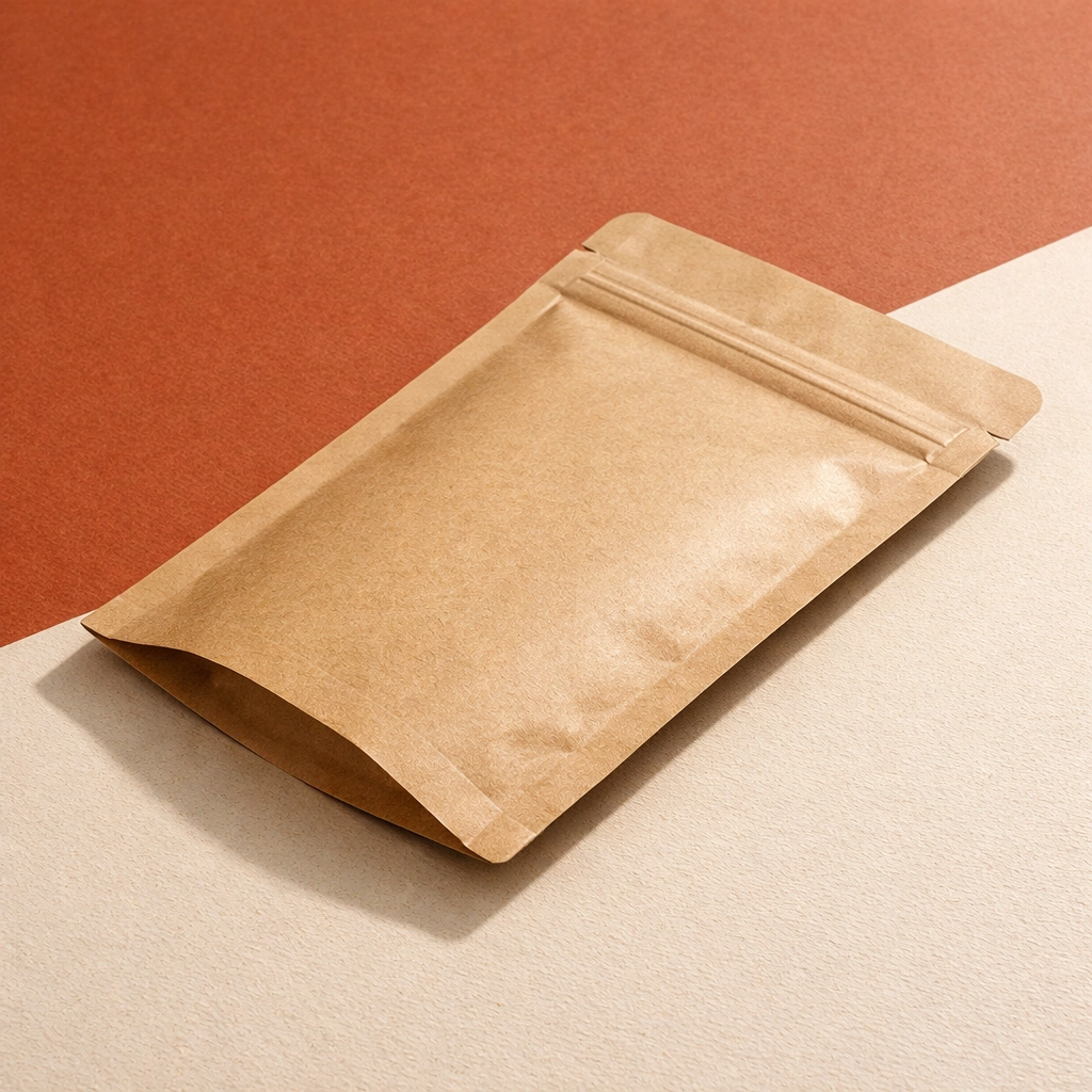 Sustainable paper pouch for those looking to buy herbal supplements online in the UK.