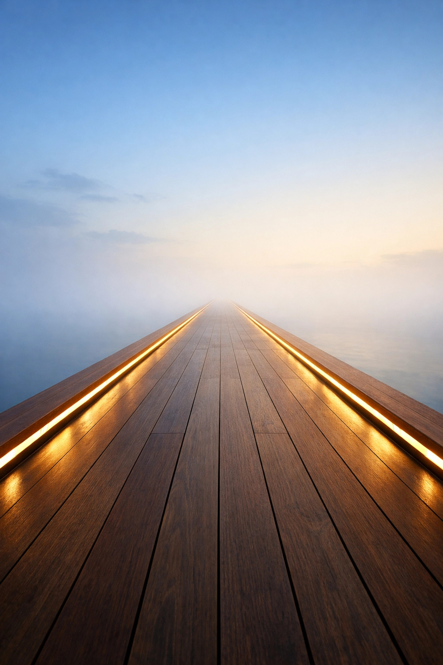 Business runway extending forward symbolizing startup financial planning