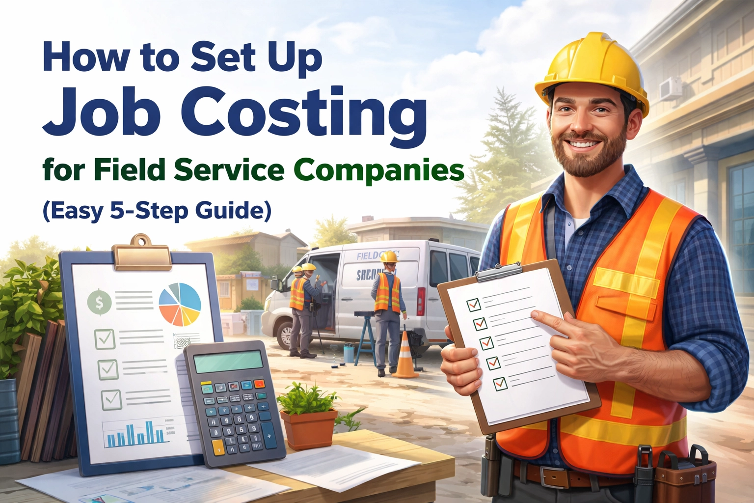 [HERO] How to Set Up Job Costing for Field Service Companies (Easy 5-Step Guide)