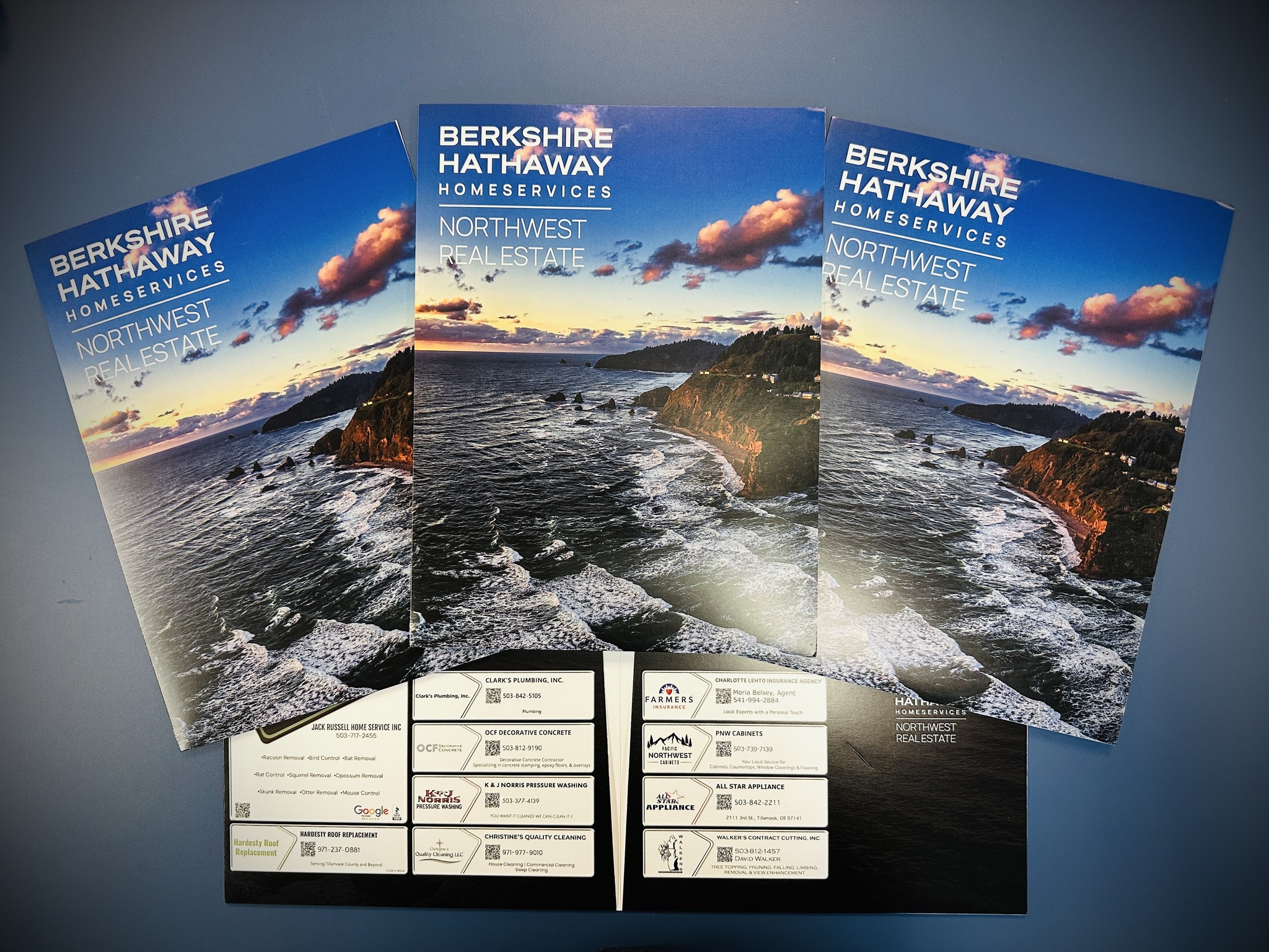 Berkshire Hathaway Homeservices Northwest Real Estate custom presentation folders