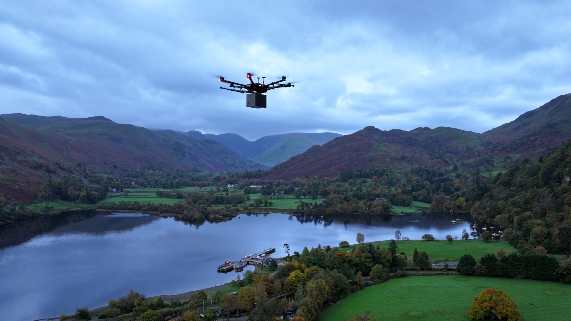 Aerial Ashes Drone Memorial Service