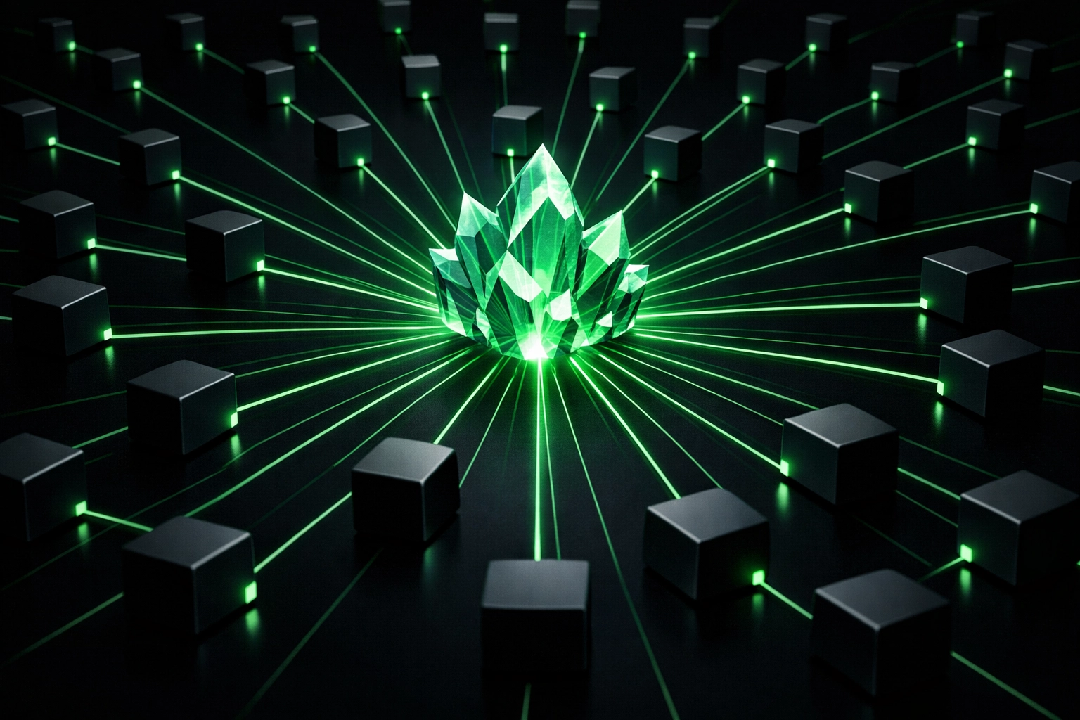 Digital network representing the Amerishop Stores micro-business platform and directory model.