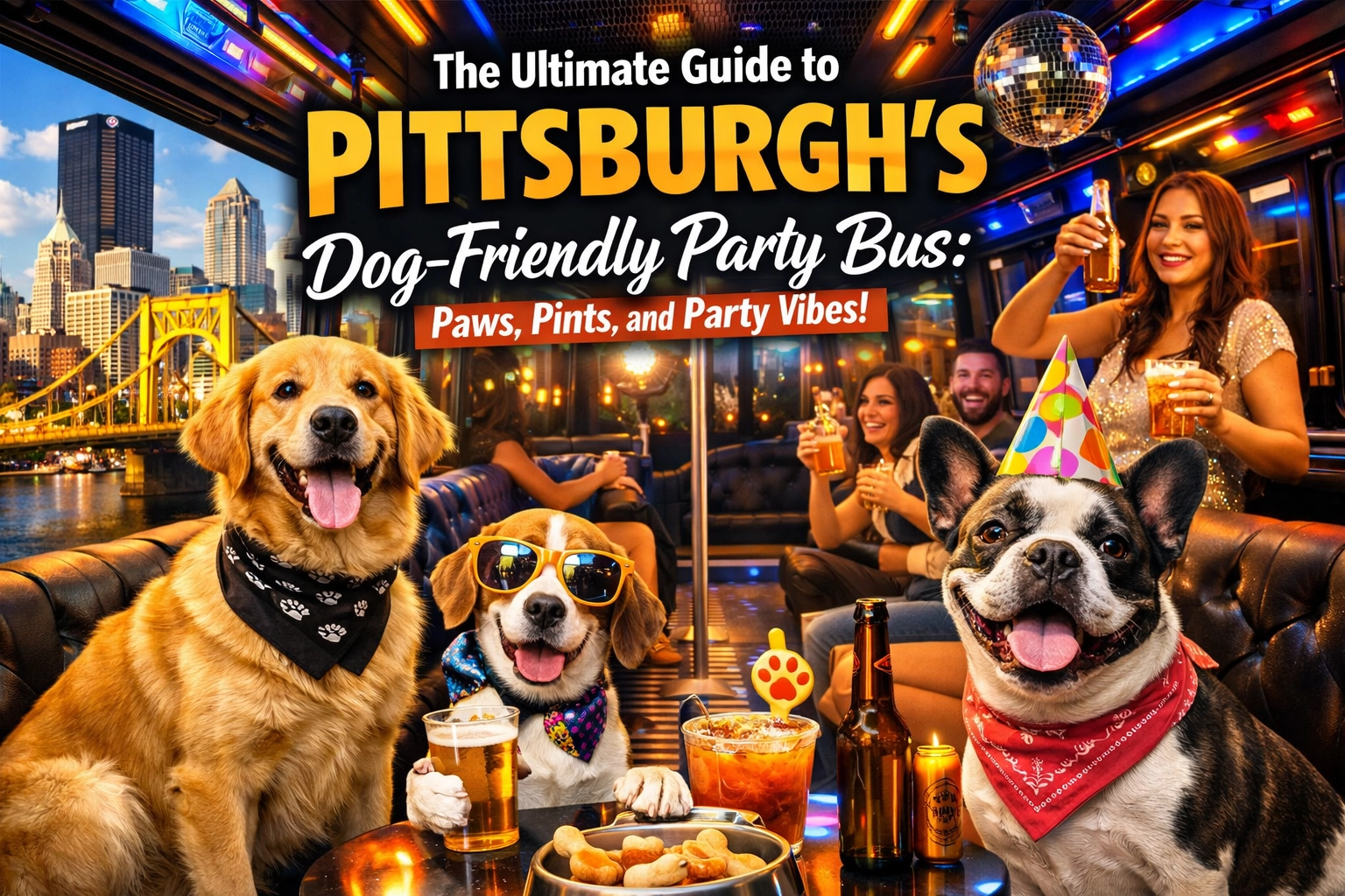 [HERO] The Ultimate Guide to Pittsburgh's Dog-Friendly Party Bus: Paws, Pints, and Party Vibes!
