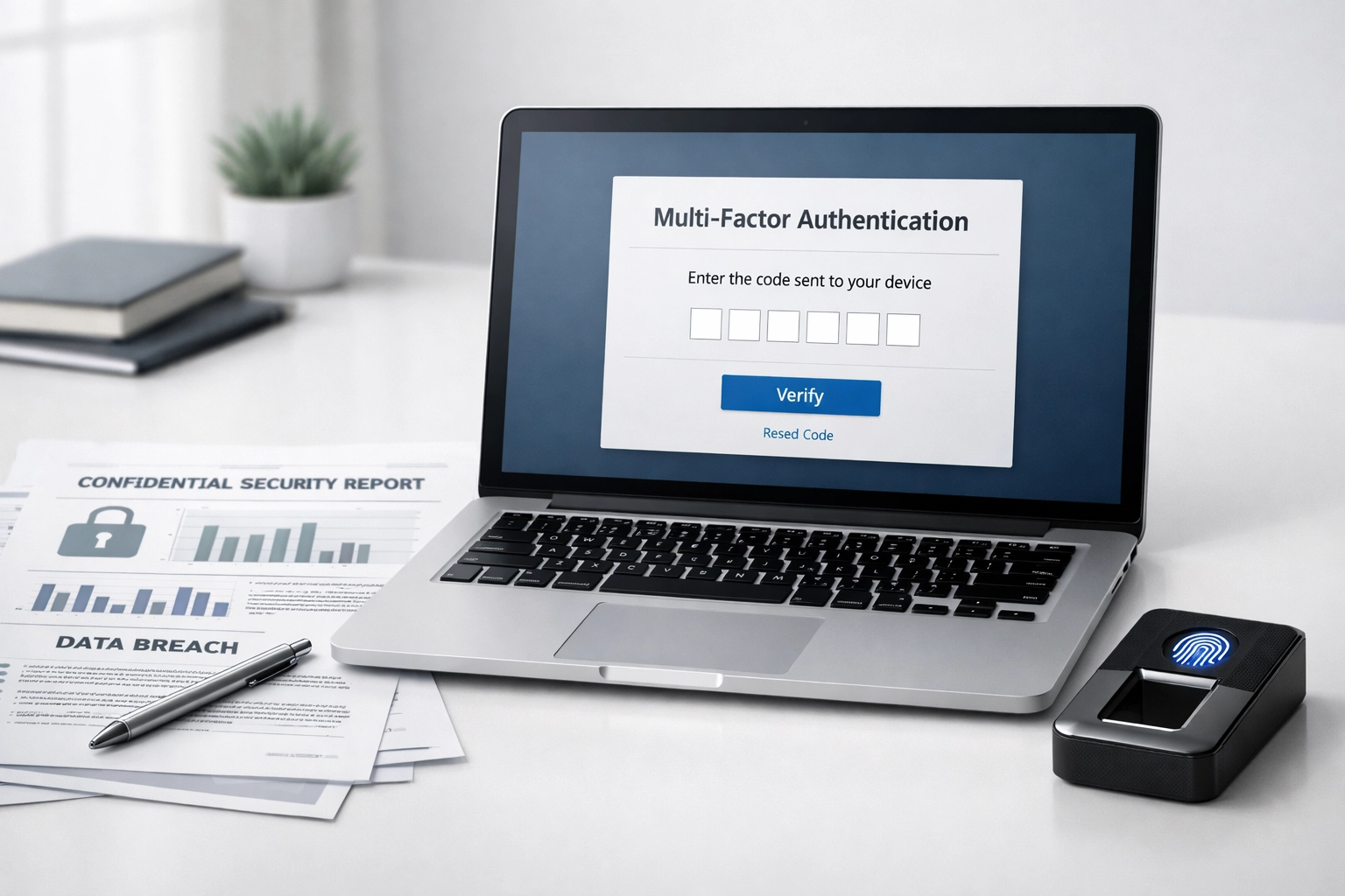 ERO data security setup with multi-factor authentication and cybersecurity protocols