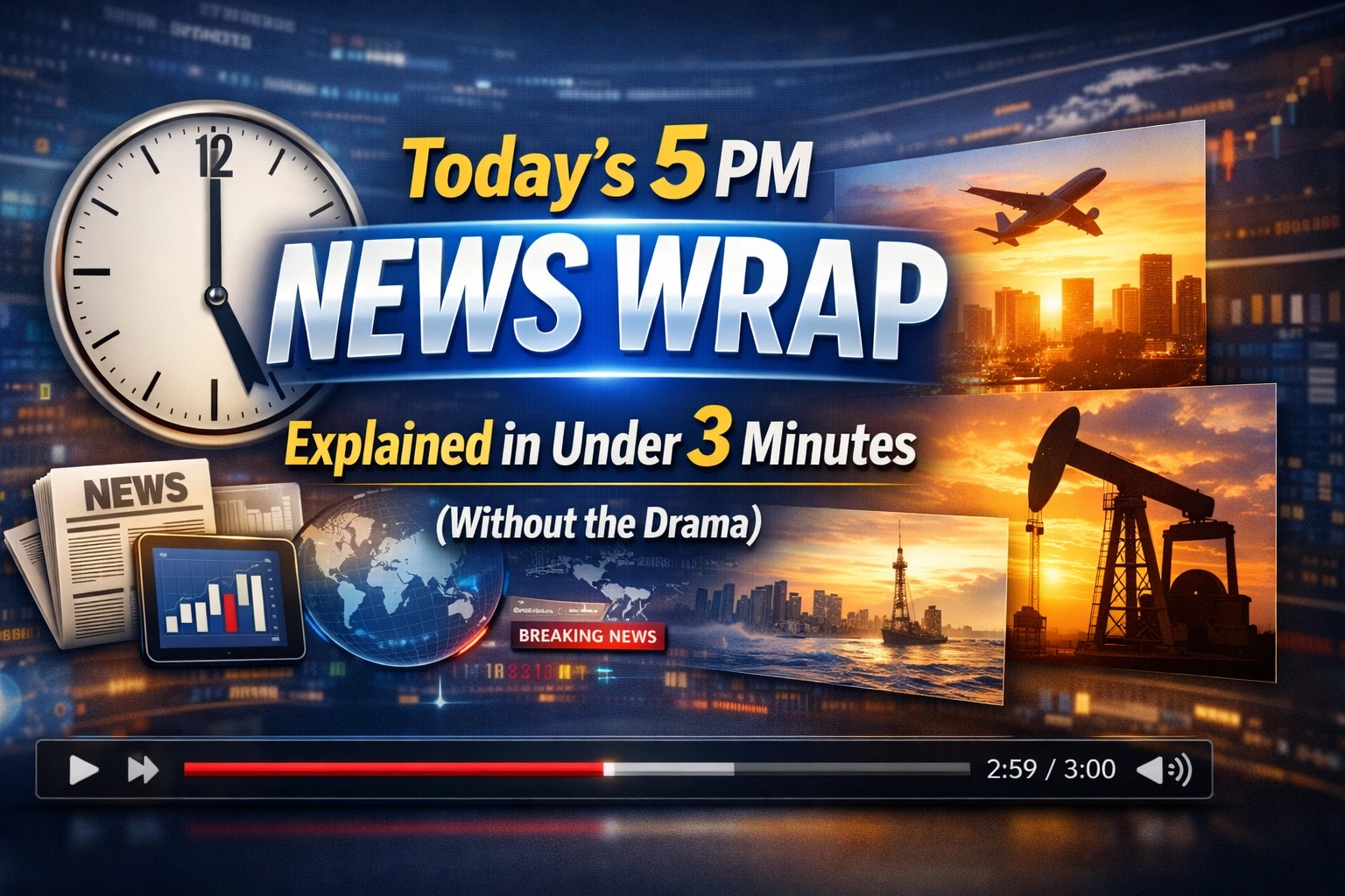 [HERO] Today’s 5 PM News Wrap Explained in Under 3 Minutes (Without the Drama)