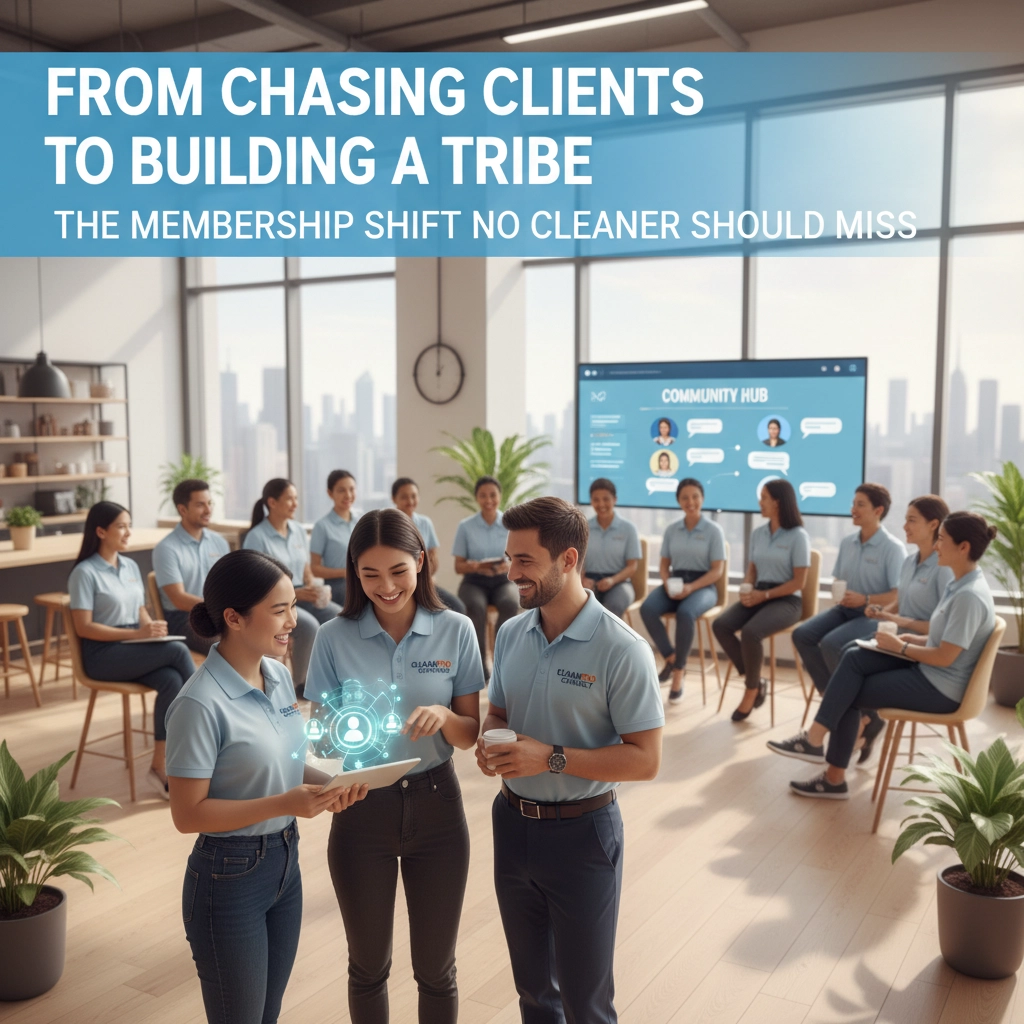 From Chasing Clients to Building a Tribe: The Membership Shift No Cleaner Should Miss