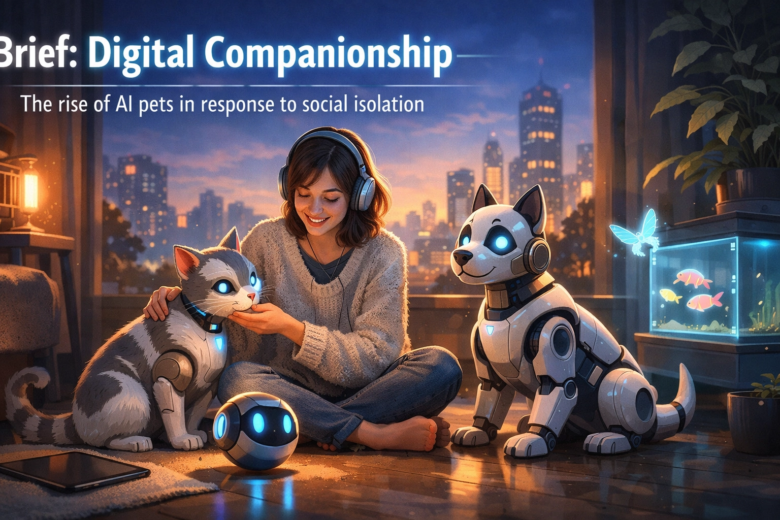 [HERO] Brief: Digital Companionship: The rise of AI pets in response to social isolation