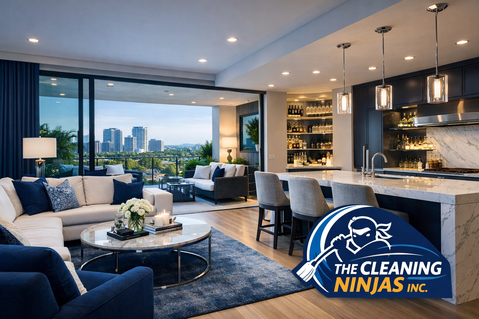 A perfectly organized luxury kitchen in a Westwood home