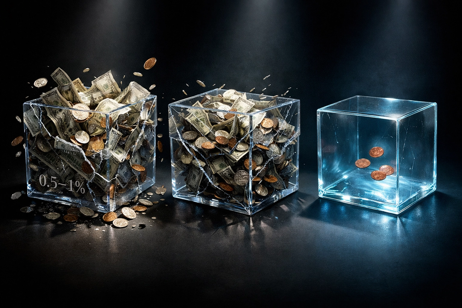 Crypto payment processor fee comparison showing NOWPayments and CoinPayments high costs vs Larecoin minimal fees