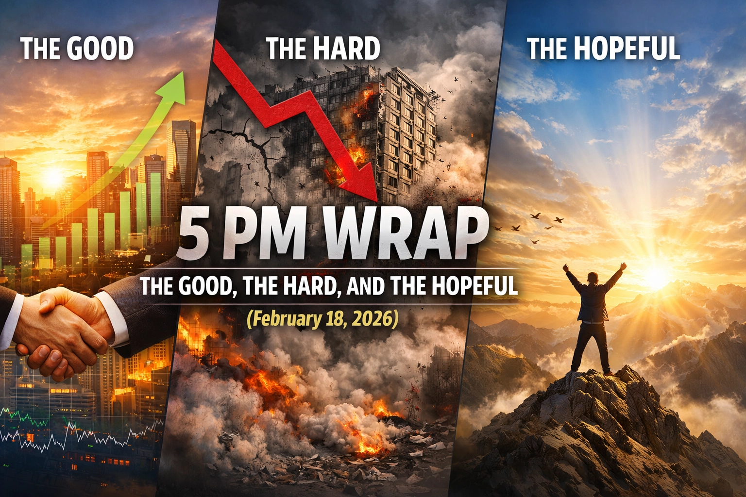 [HERO] 5 PM Wrap: The Good, The Hard, and The Hopeful (February 18, 2026)