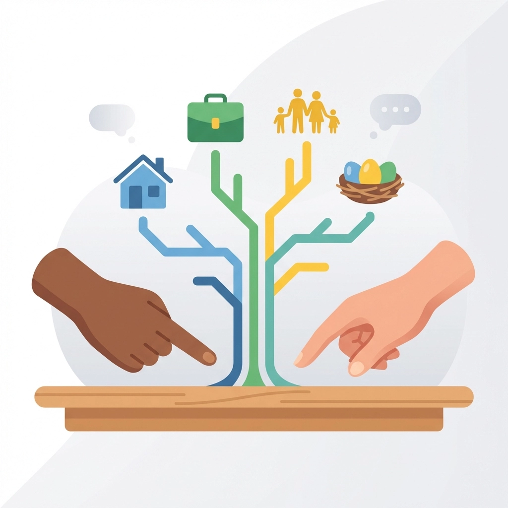 Professional tax consultation scene showing decision-making for complex financial situations in 2026