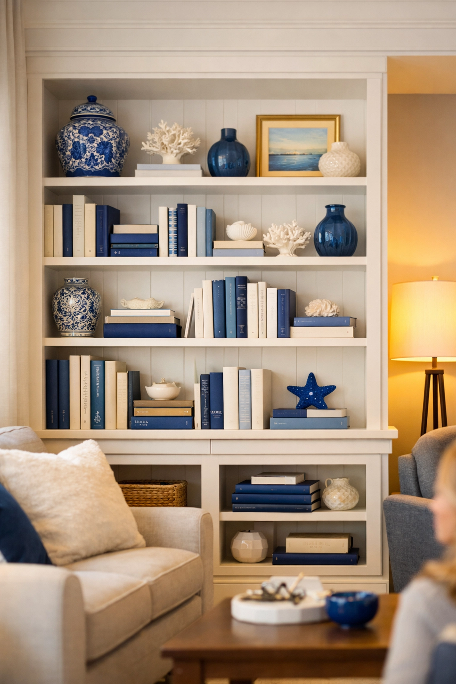 Perfectly organized home interior after a thorough house cleaning in Ashby MA.