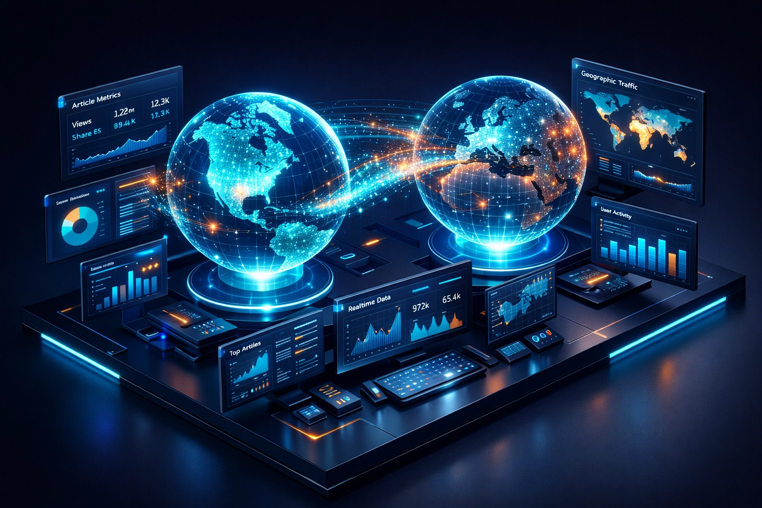 ServiceNow dual-market analytics showing US and EU lead generation data connections