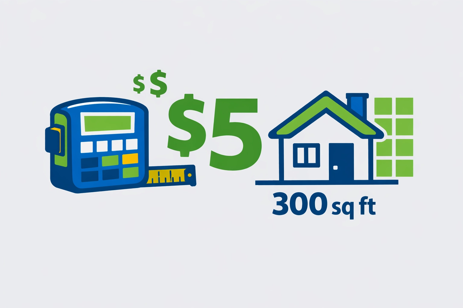 Simplified home office deduction method showing $5 per square foot calculation