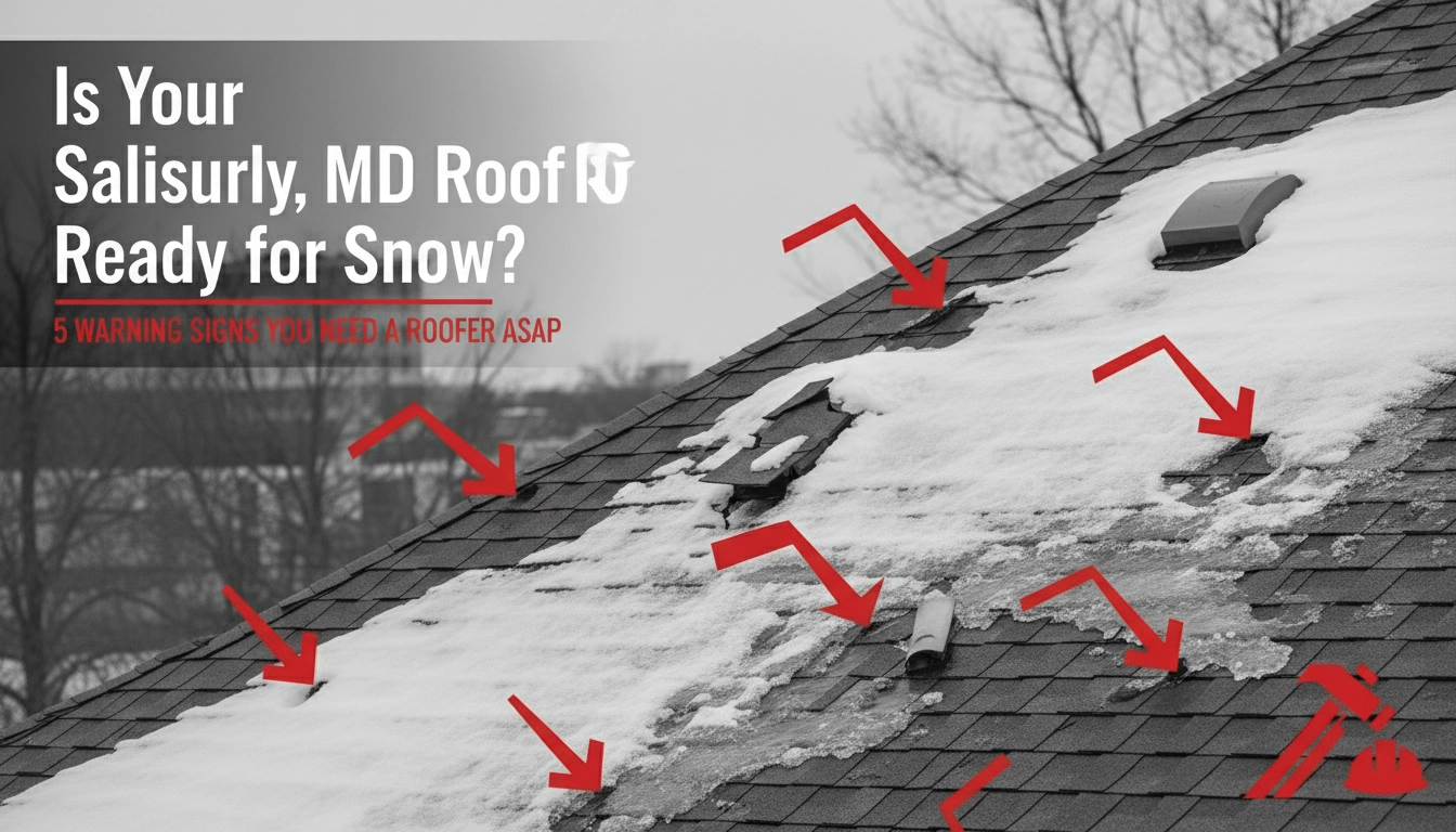 Is Your Salisbury Roof Ready for Snow? 5 Warning Signs You Need a Roofer ASAP