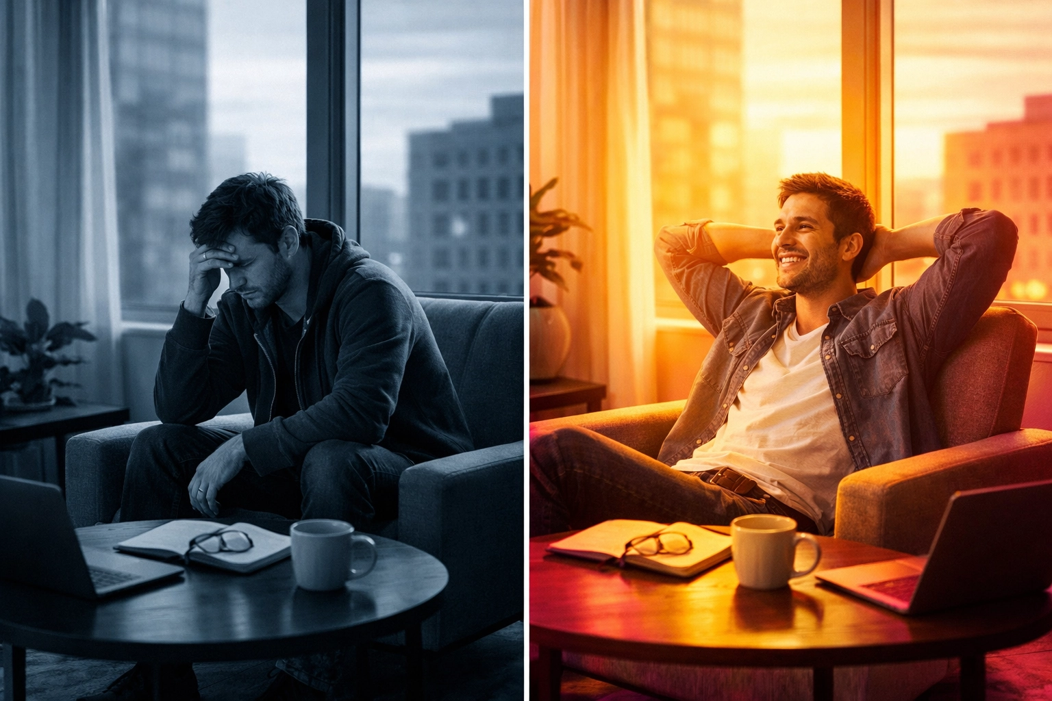 Transformation from stress to peace through intentional energy and mindfulness