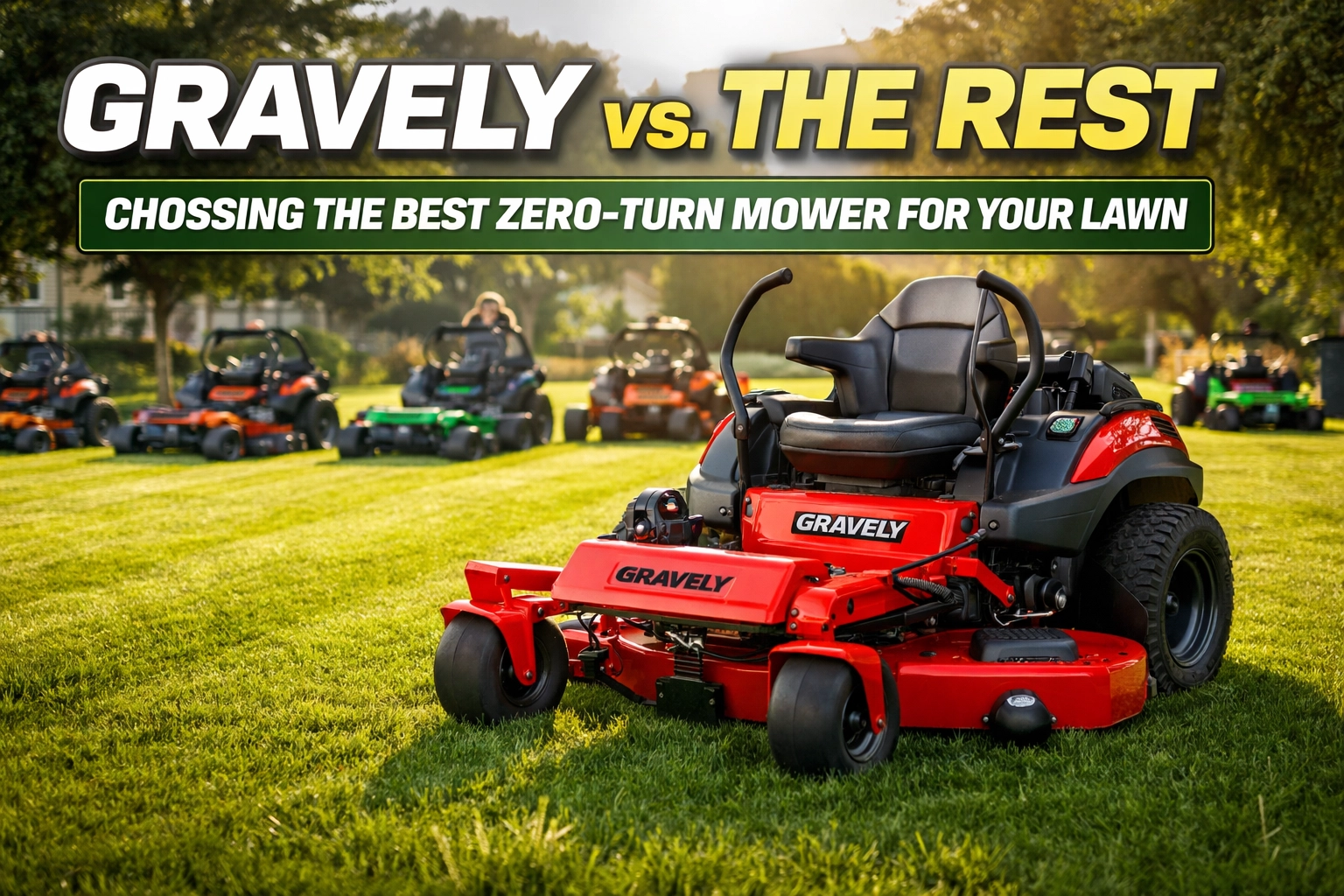[HERO] Gravely vs. The Rest: Choosing the Best Zero-Turn Mower for Your Lawn