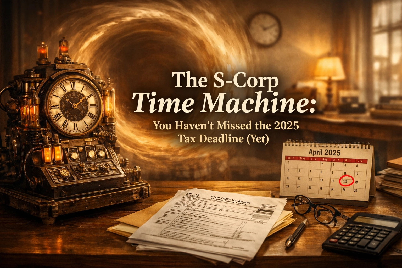 Tax Forms and a calendar