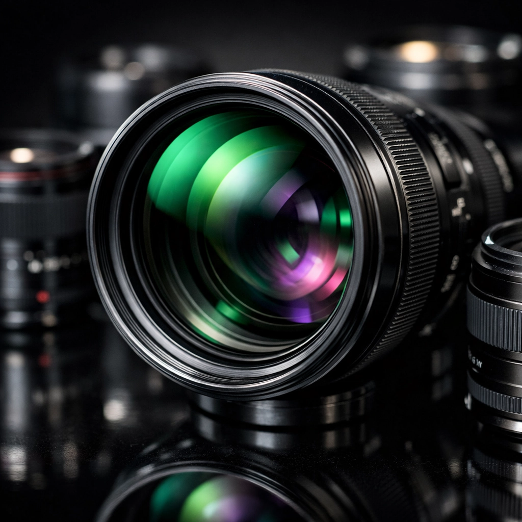 Collection of professional mirrorless lenses showing the high-quality glass essential for best results.