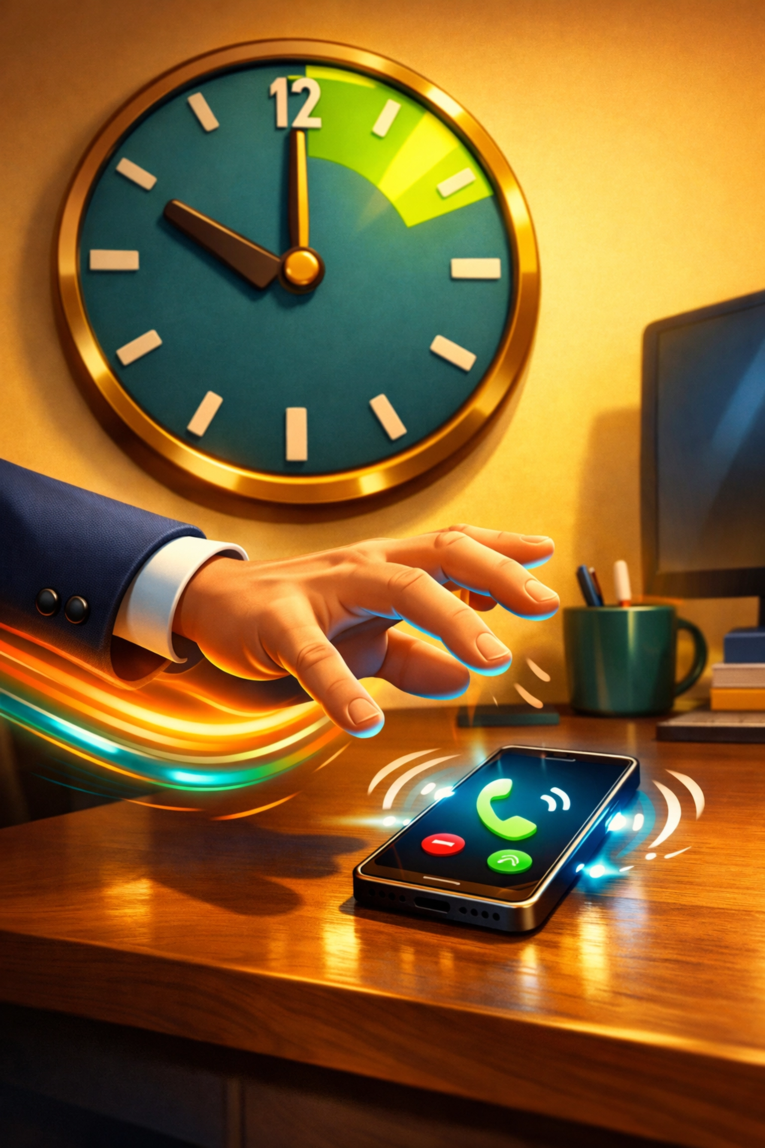 Fast lead response on a smartphone highlighting the importance of the five-minute conversion window.