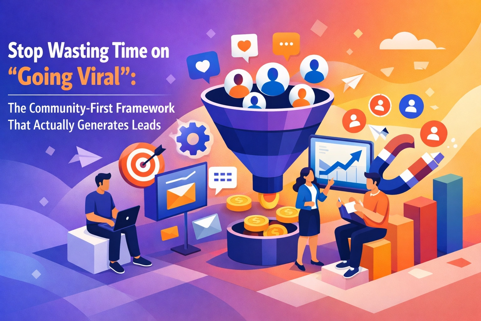 [HERO] Stop Wasting Time on "Going Viral": The Community-First Framework That Actually Generates Leads
