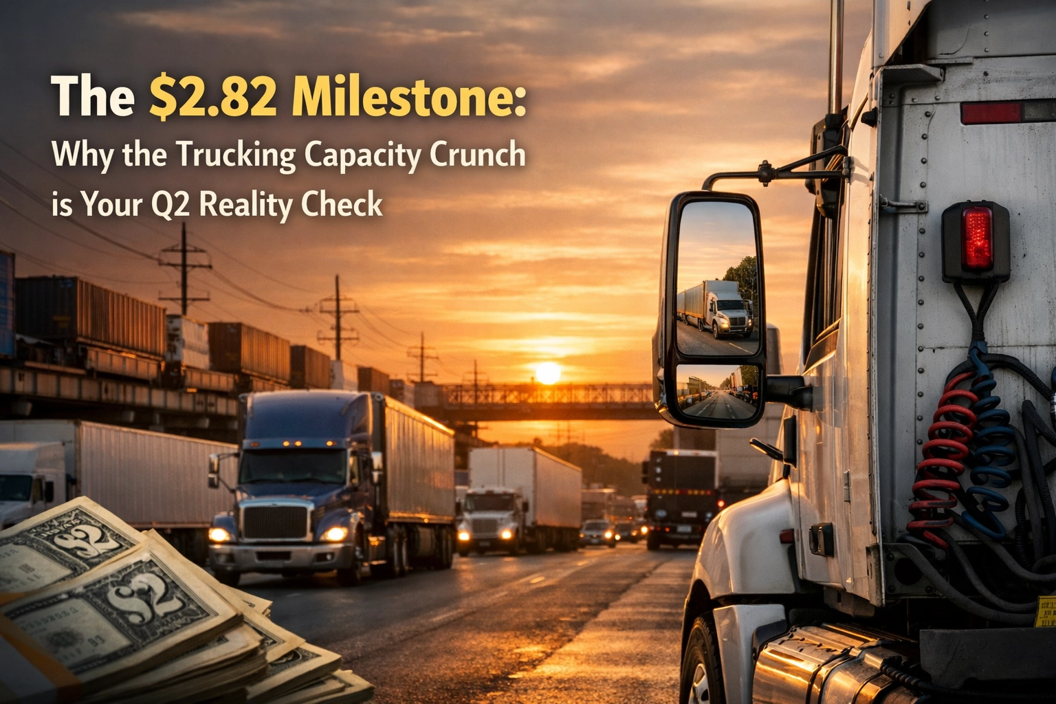 [HERO] The $2.82 Milestone: Why the Trucking Capacity Crunch is Your Q2 Reality Check