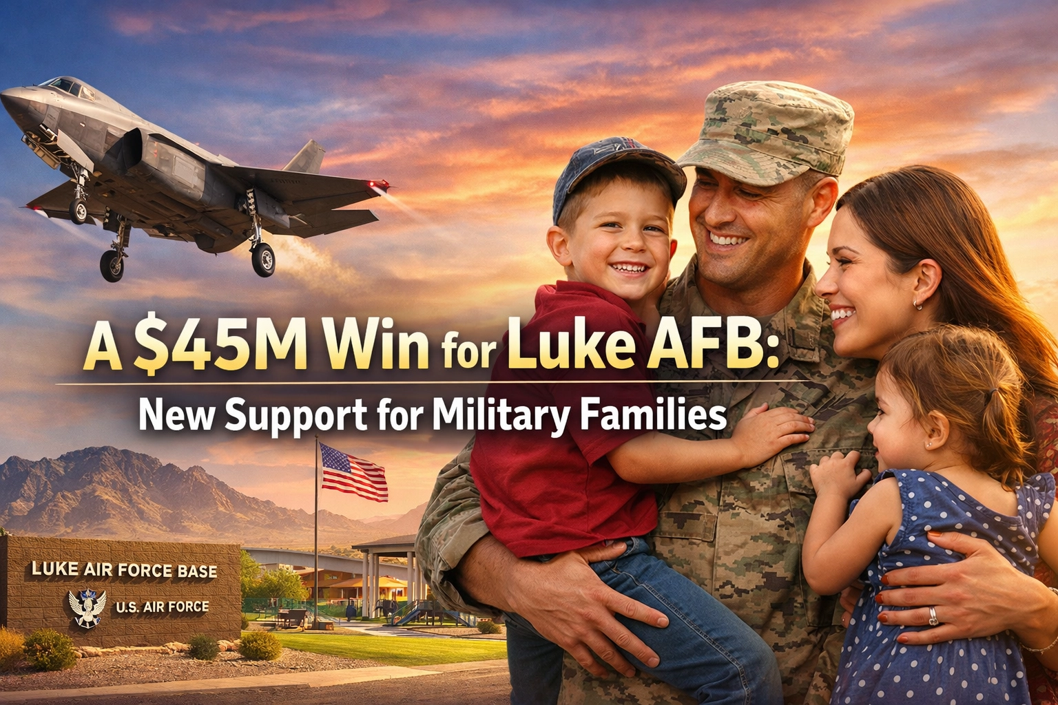 [HERO] A $45M Win for Luke AFB: New Support for Military Families