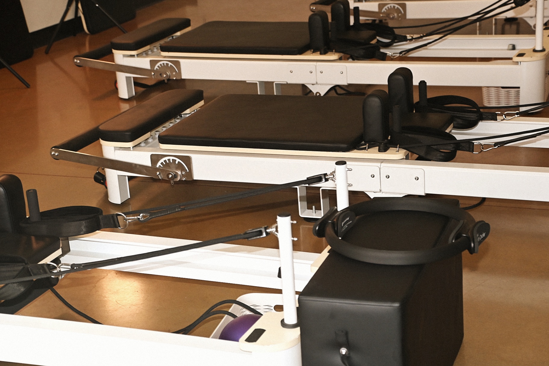 Pilates reformer machines at Teaser 2 Studio