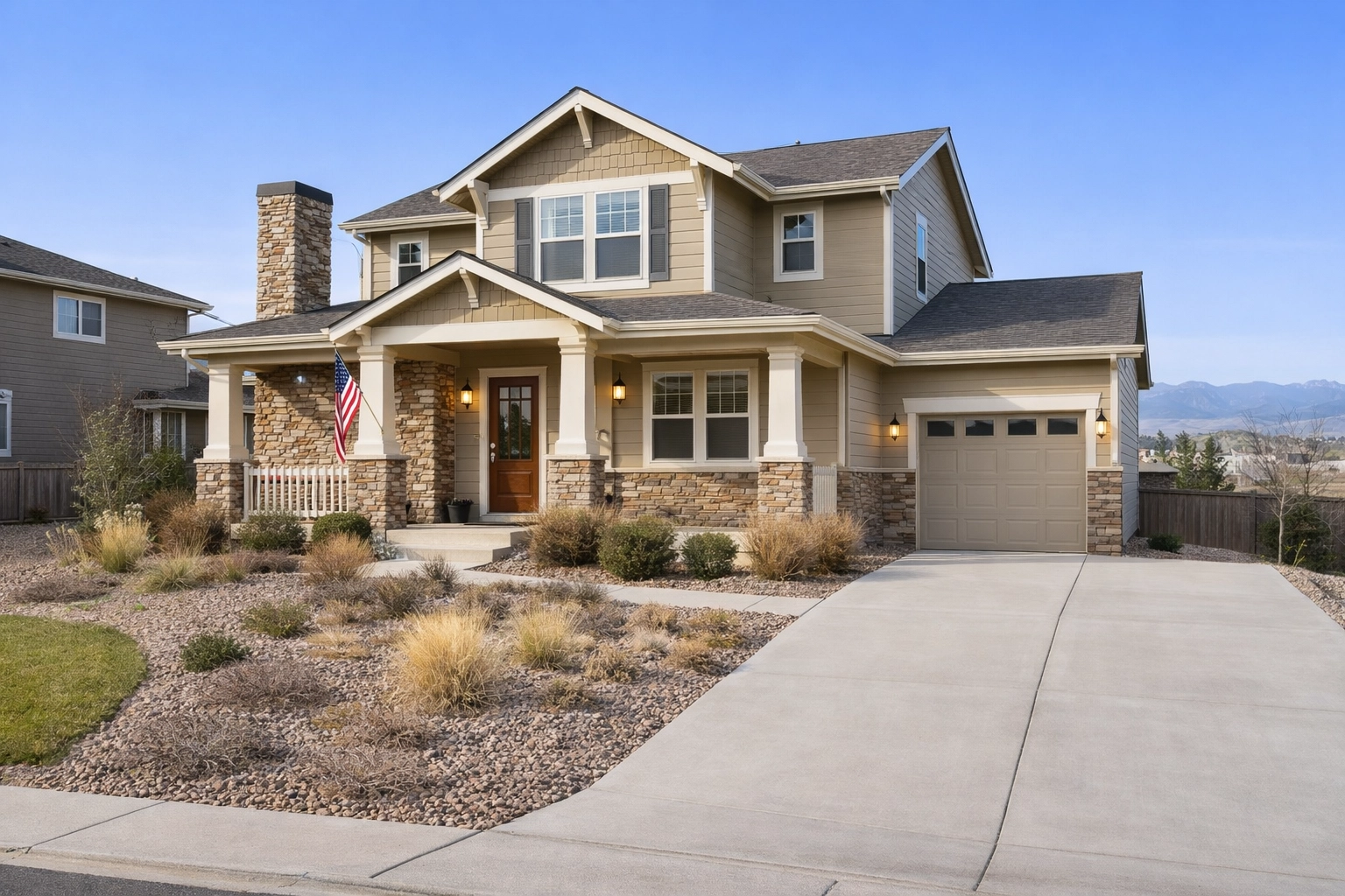 Well-maintained Littleton home exterior with manicured landscaping and fresh curb appeal
