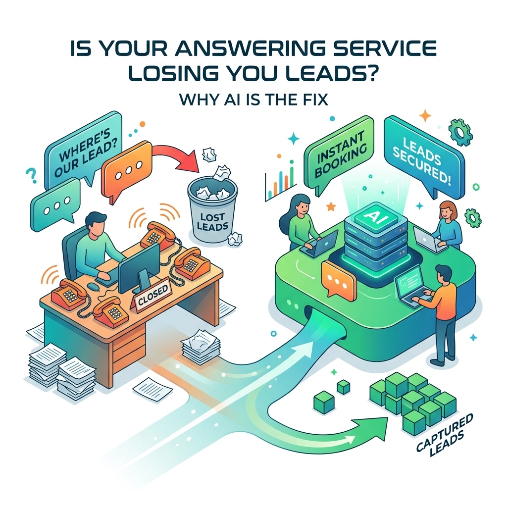[HERO] Is Your Answering Service Losing You Leads? Why AI is the Fix