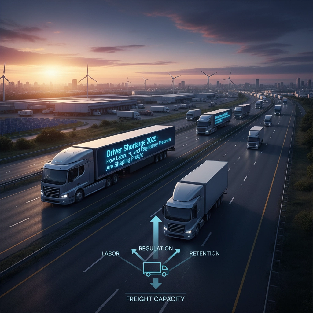 Driver Shortage 2025: How Labor, Retention, and Regulatory Pressures Are Shaping Freight