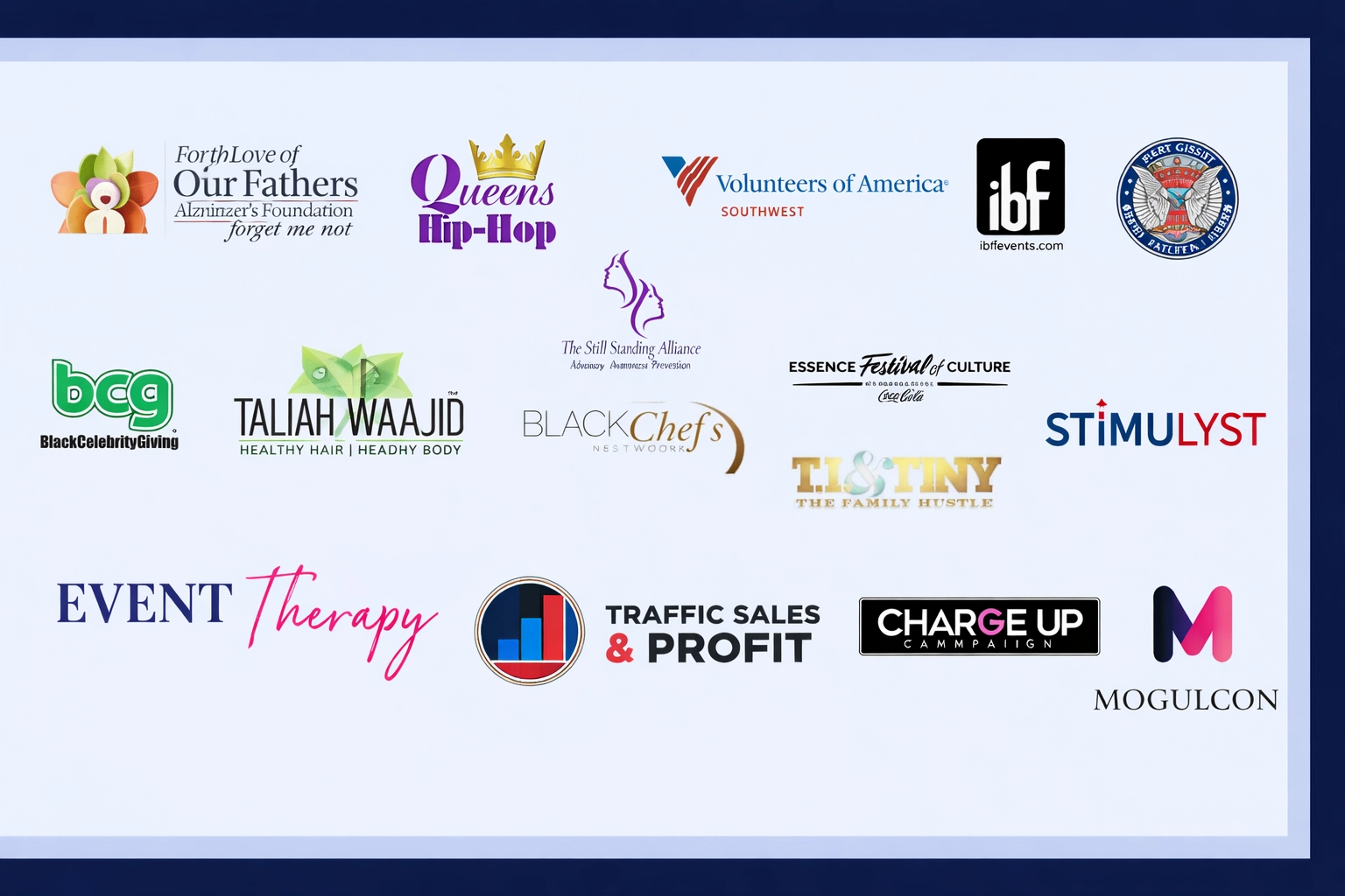 Event Therapy branding collage