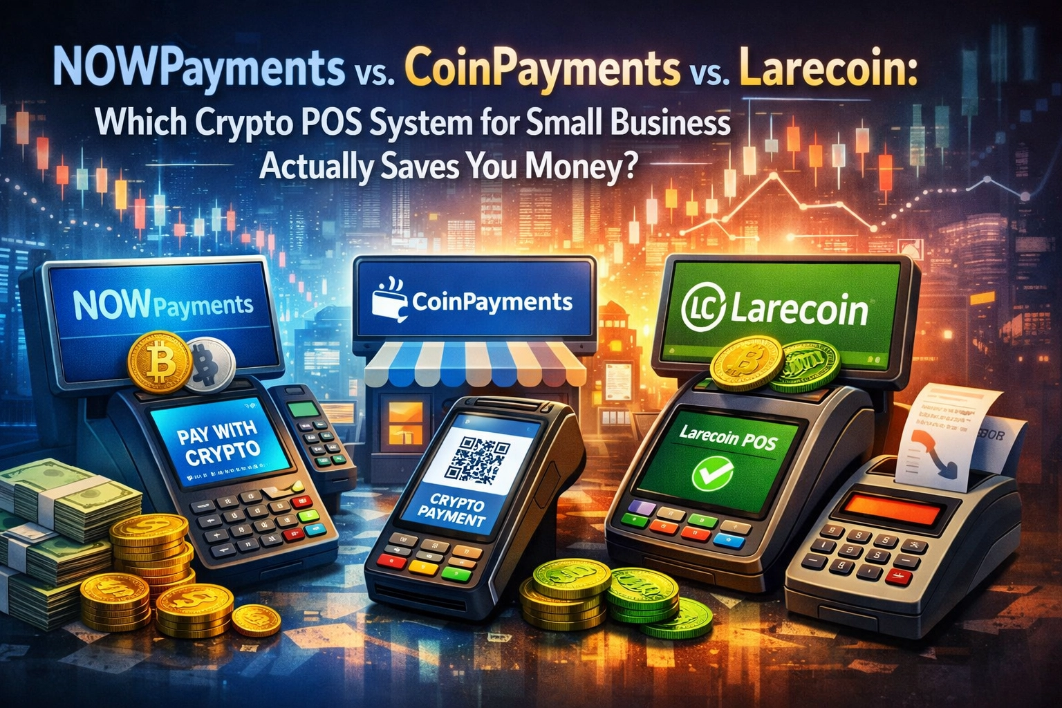 NOWPayments vs. CoinPayments vs. Larecoin: Which Crypto POS System for Small Business Actually Saves You Money?