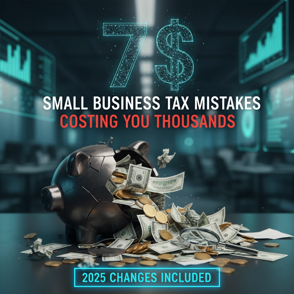 7 Small Business Tax Mistakes Costing You Thousands (2025 Changes Included)