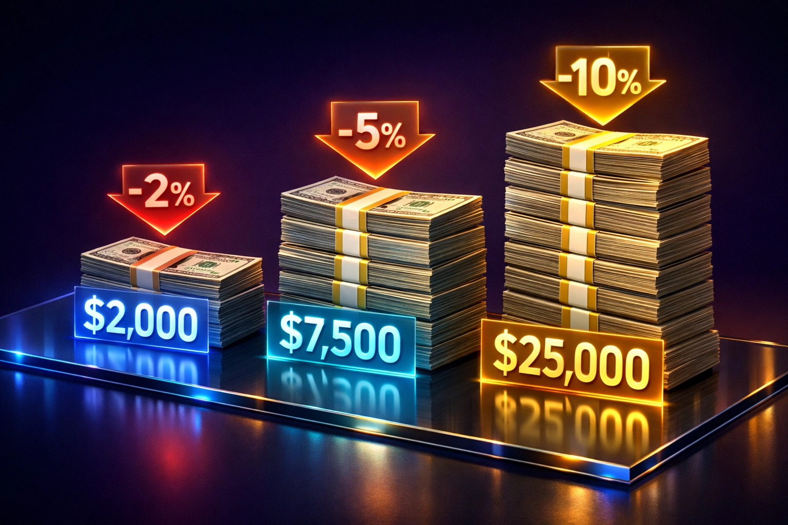Fee comparison showing Larecoin savings versus NOWPayments and CoinPayments