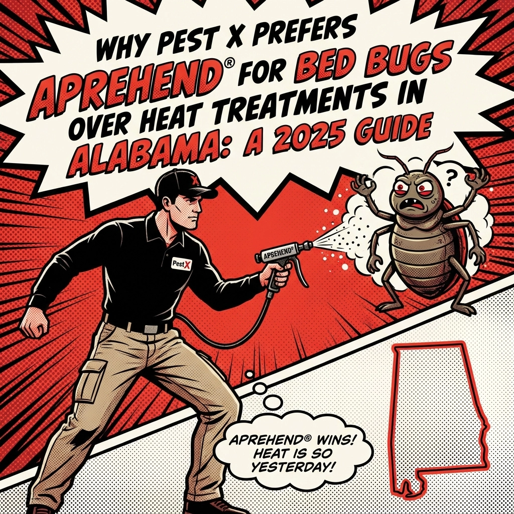 Why Pest X Prefers Aprehend for Bed Bugs Over Heat Treatments in Alabama: A 2025 Guide