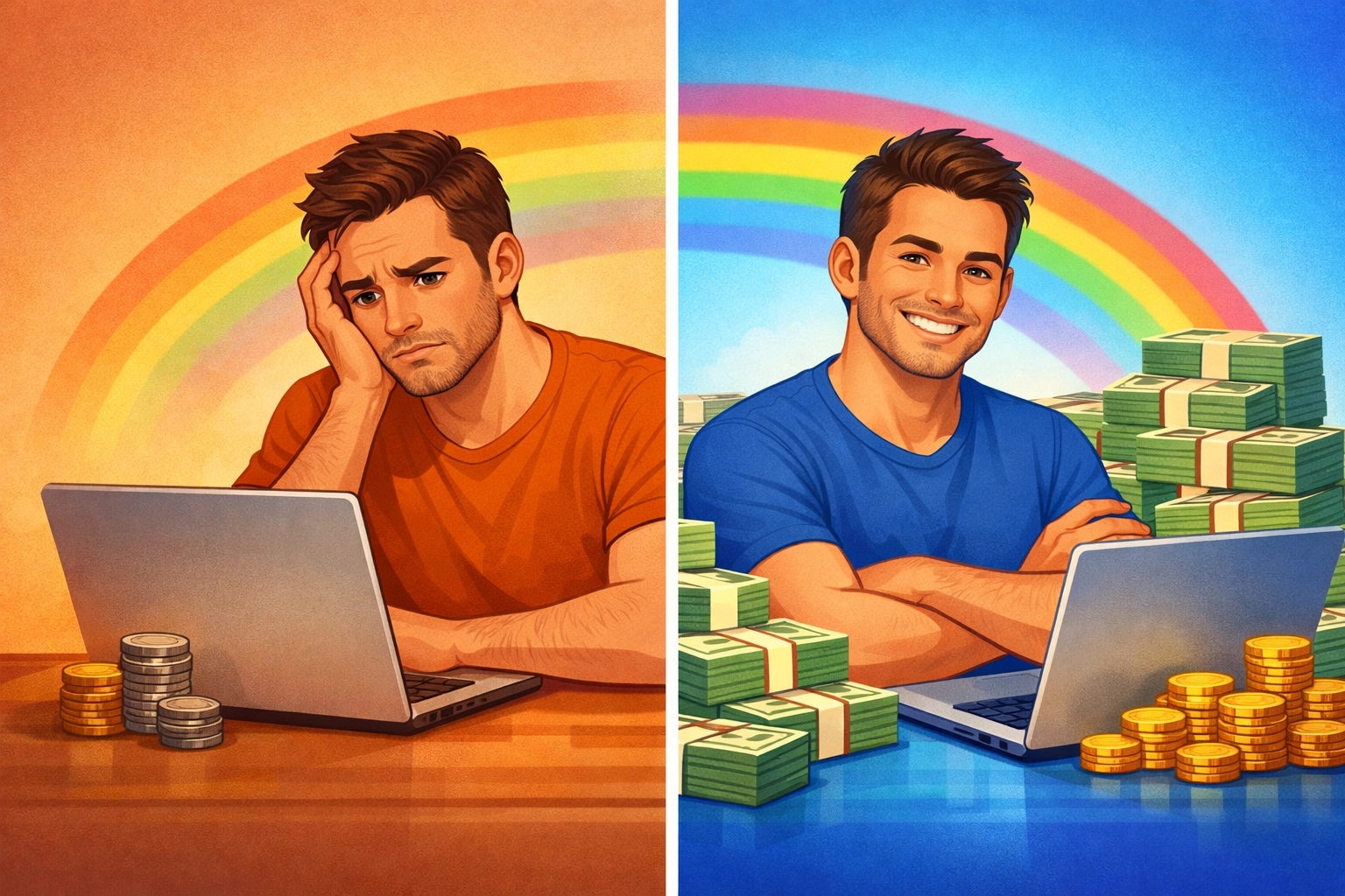 Gay author earnings comparison: traditional retail vs direct sales for MM romance books