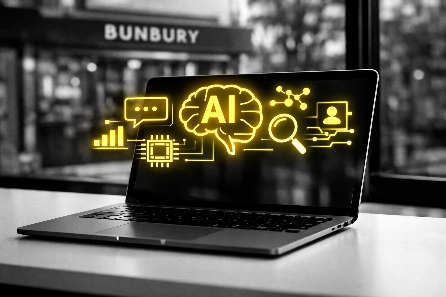 AI-powered automation technology transforming Bunbury small business operations