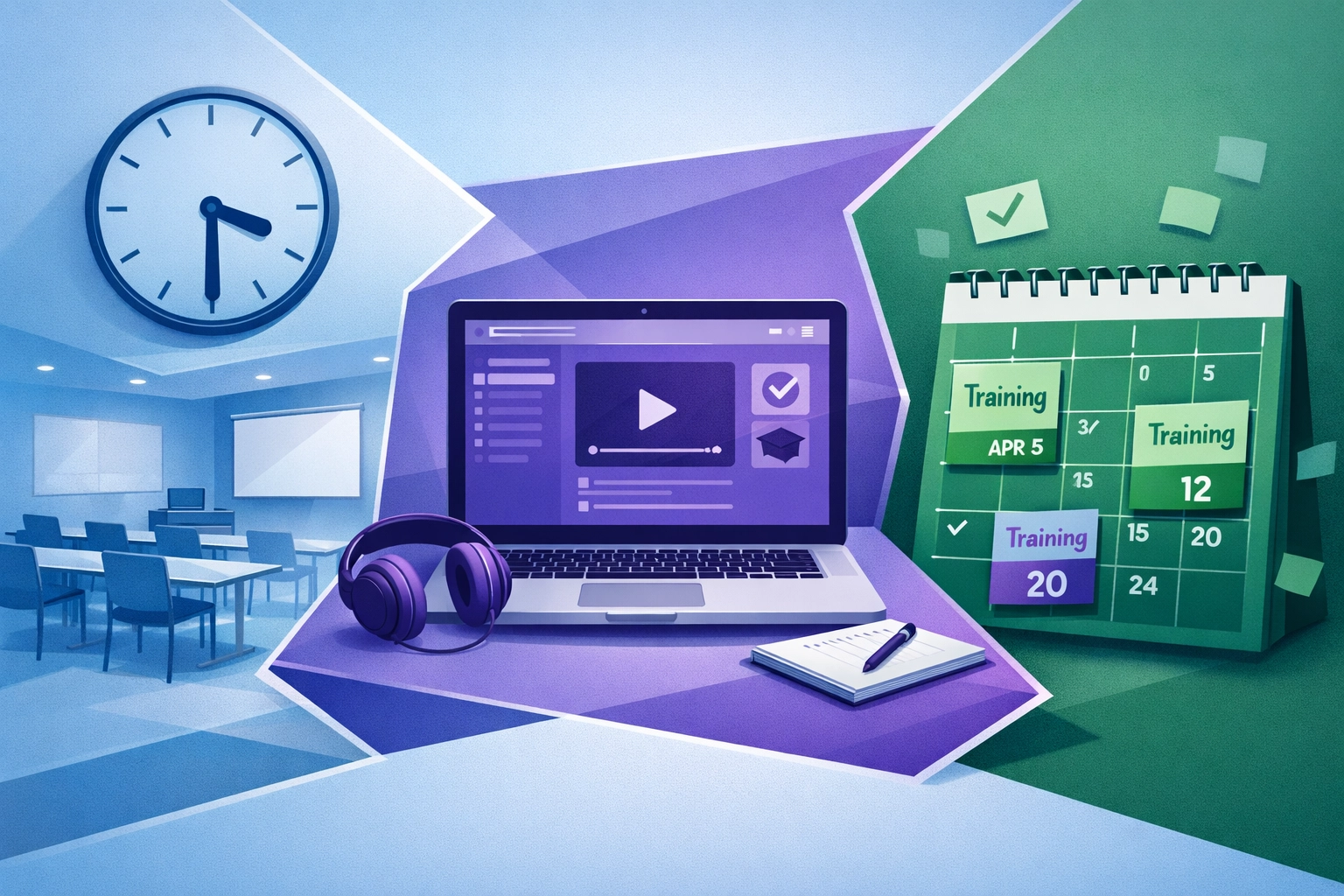 Flexible Driver CPC training options including shorter modules, e-learning, and adaptable scheduling