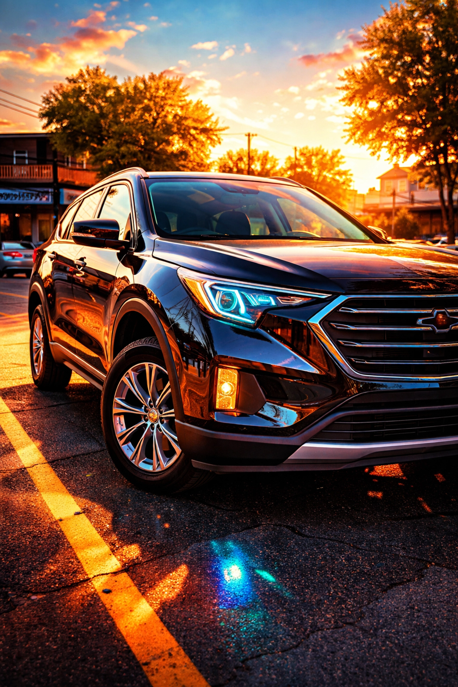 Used SUV in Arnold MO dealership lot on a sunny day, perfect example of local used cars available in 2026