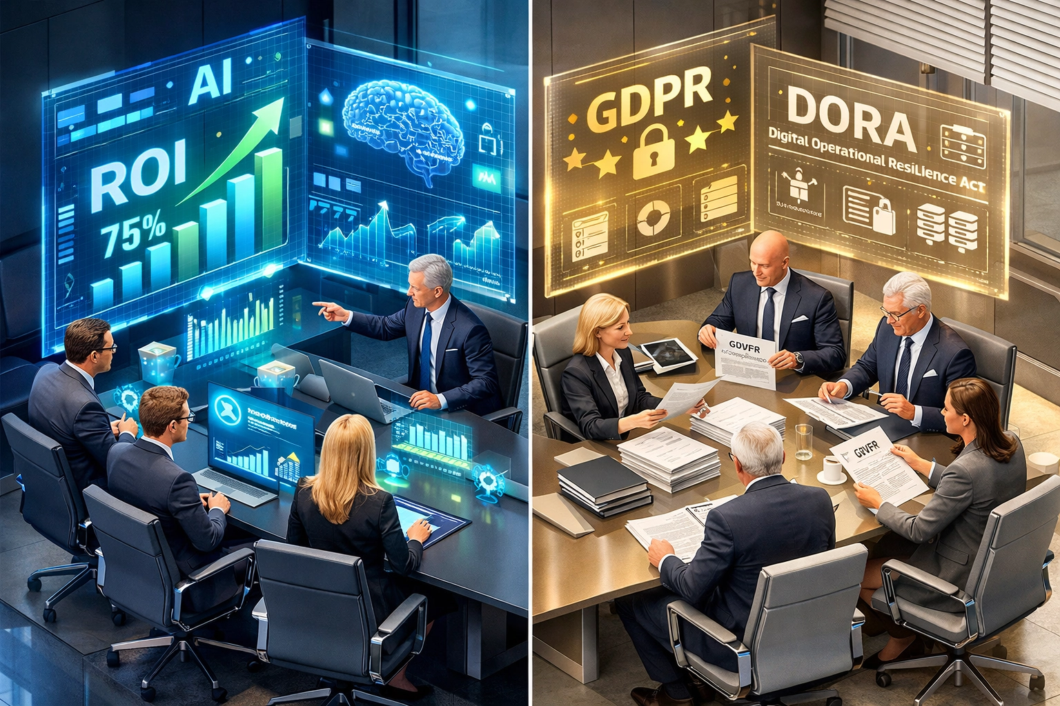 US vs EU ServiceNow implementation priorities: ROI analytics versus compliance frameworks