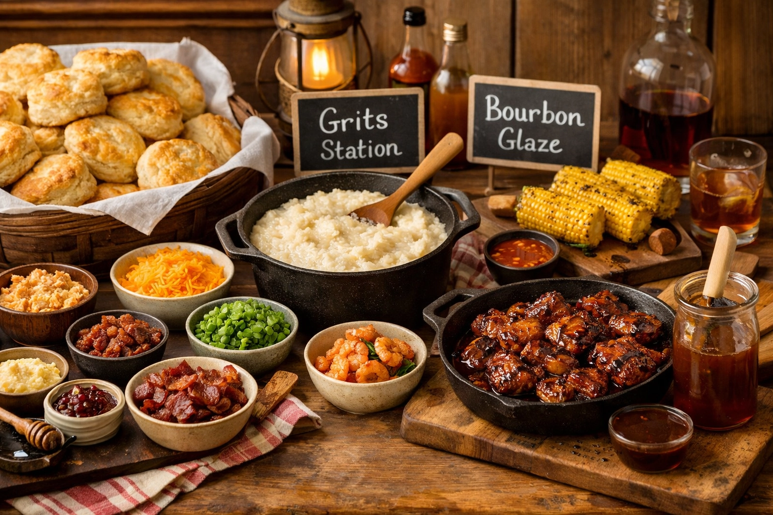 [HERO] Biscuit Bars, Grits Stations, and Bourbon Glazes: 4 Creative Southern Catering Ideas